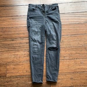 American eagle black skinny jeans size 4 regular